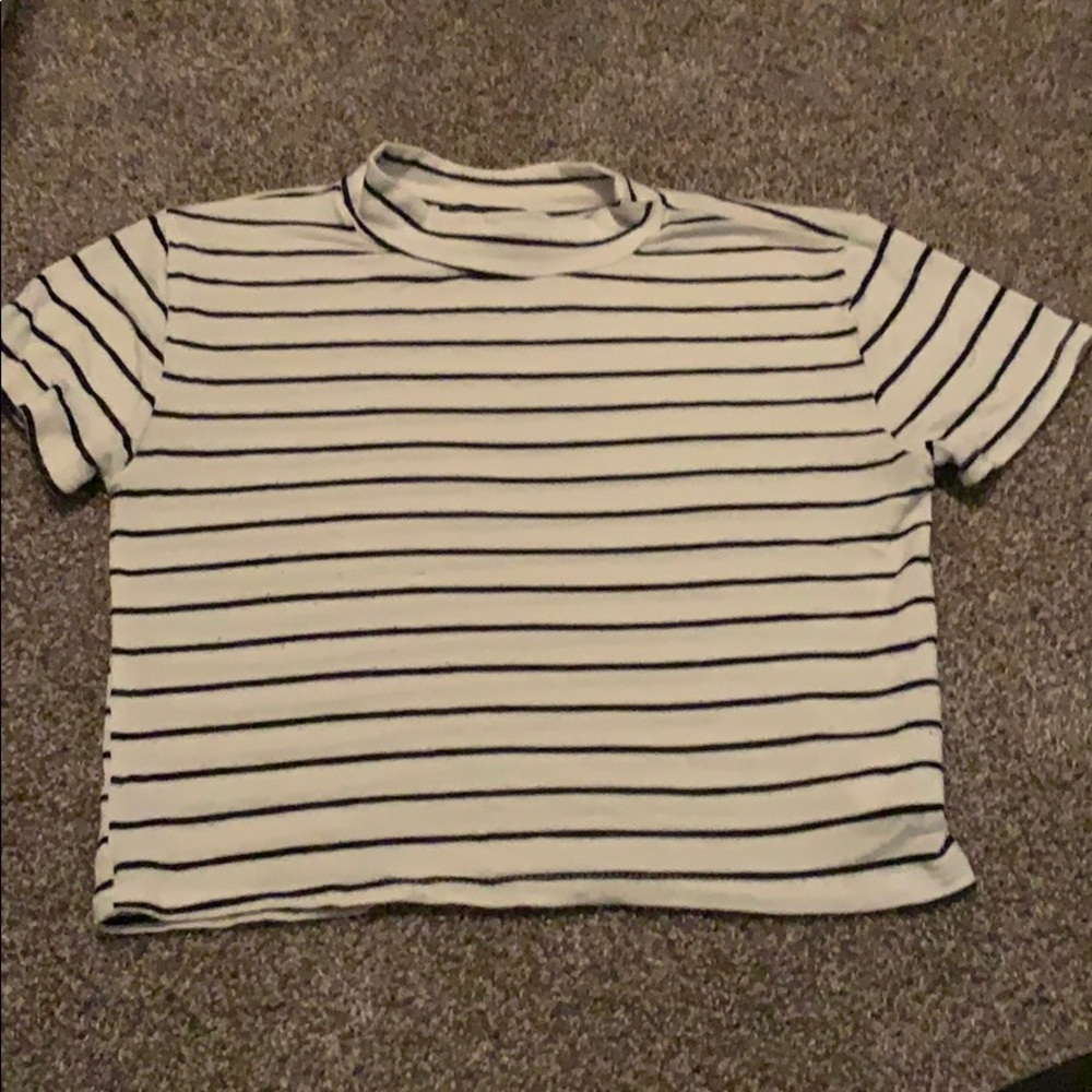 Striped crop top